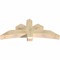 Ekena Millwork Davenport Rough Sawn Timber Gable Bracket, Douglas Fir, 60"W x 25"H x 6"D x 6"F, 10/12 Pitch GBW060X25X0606DAV00RDF - alternate 3